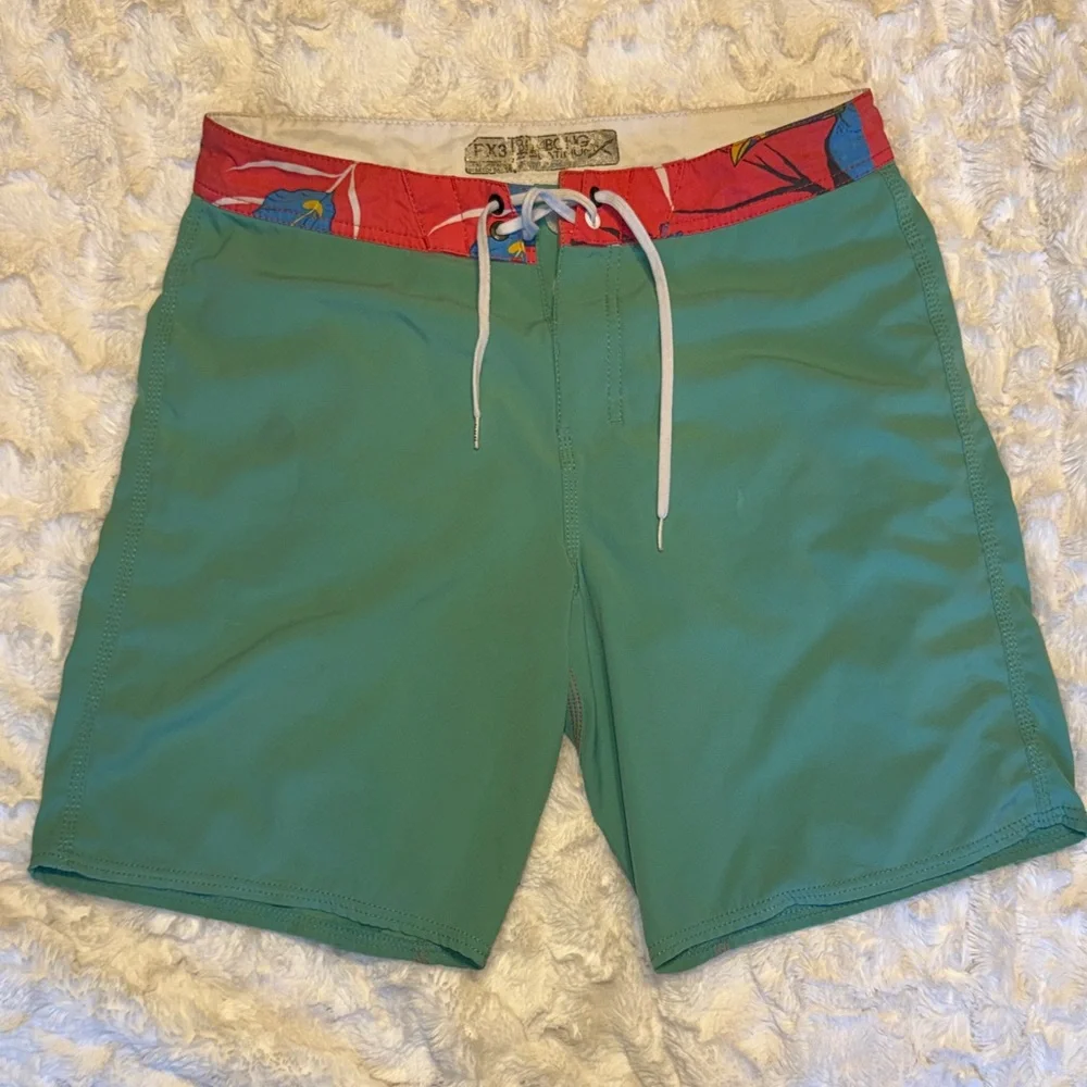 Men's Billabong Green Swim Shorts
